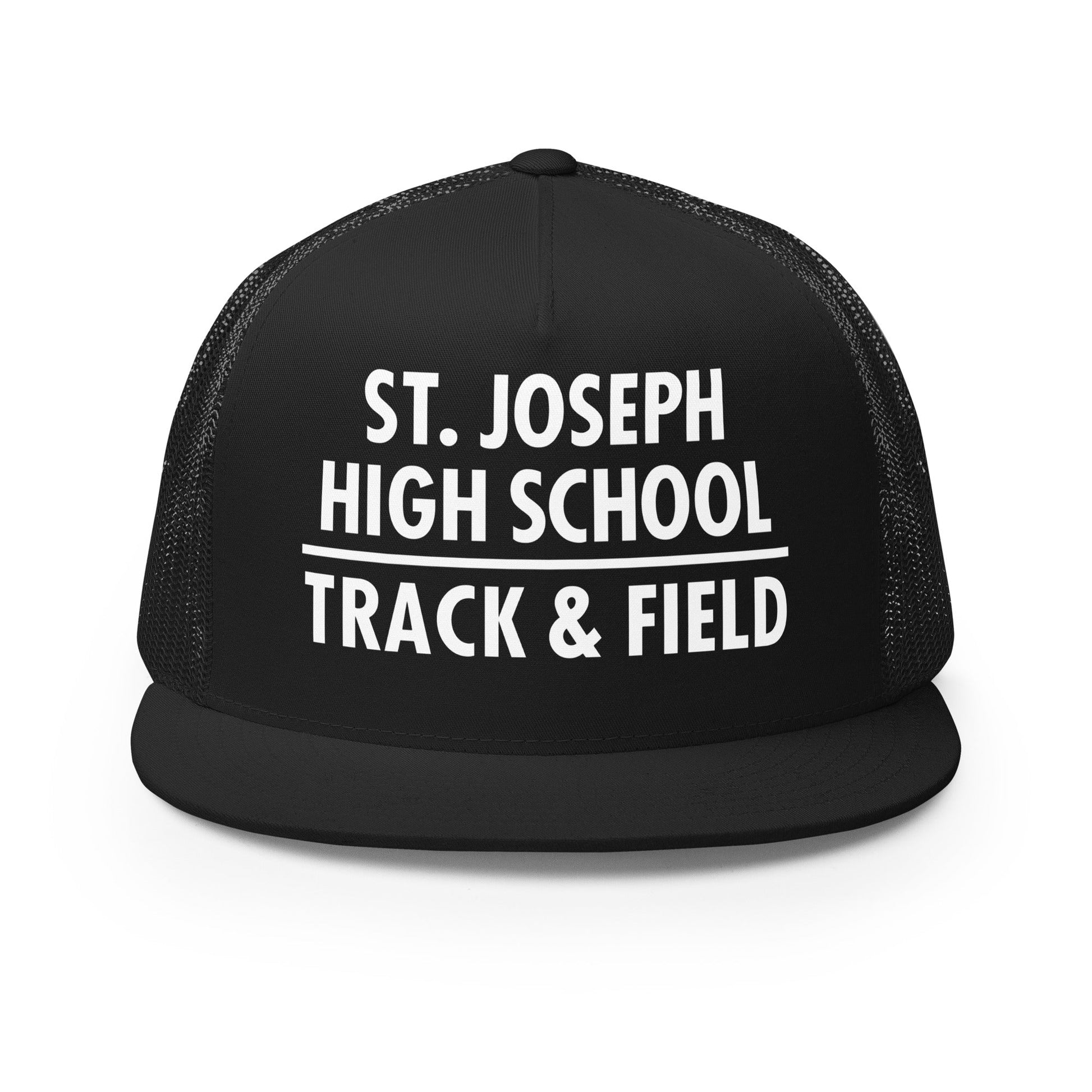 Performance | 5 Panel Trucker Cap | St. Joseph High School - Track & Field | Crest Logo