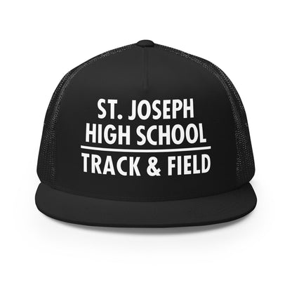 Performance | 5 Panel Trucker Cap | St. Joseph High School - Track & Field | Crest Logo