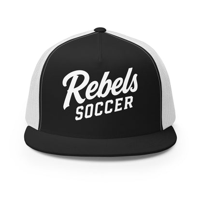 Performance | 5 Panel Trucker Cap | Stewart County Soccer | Rebels Logo