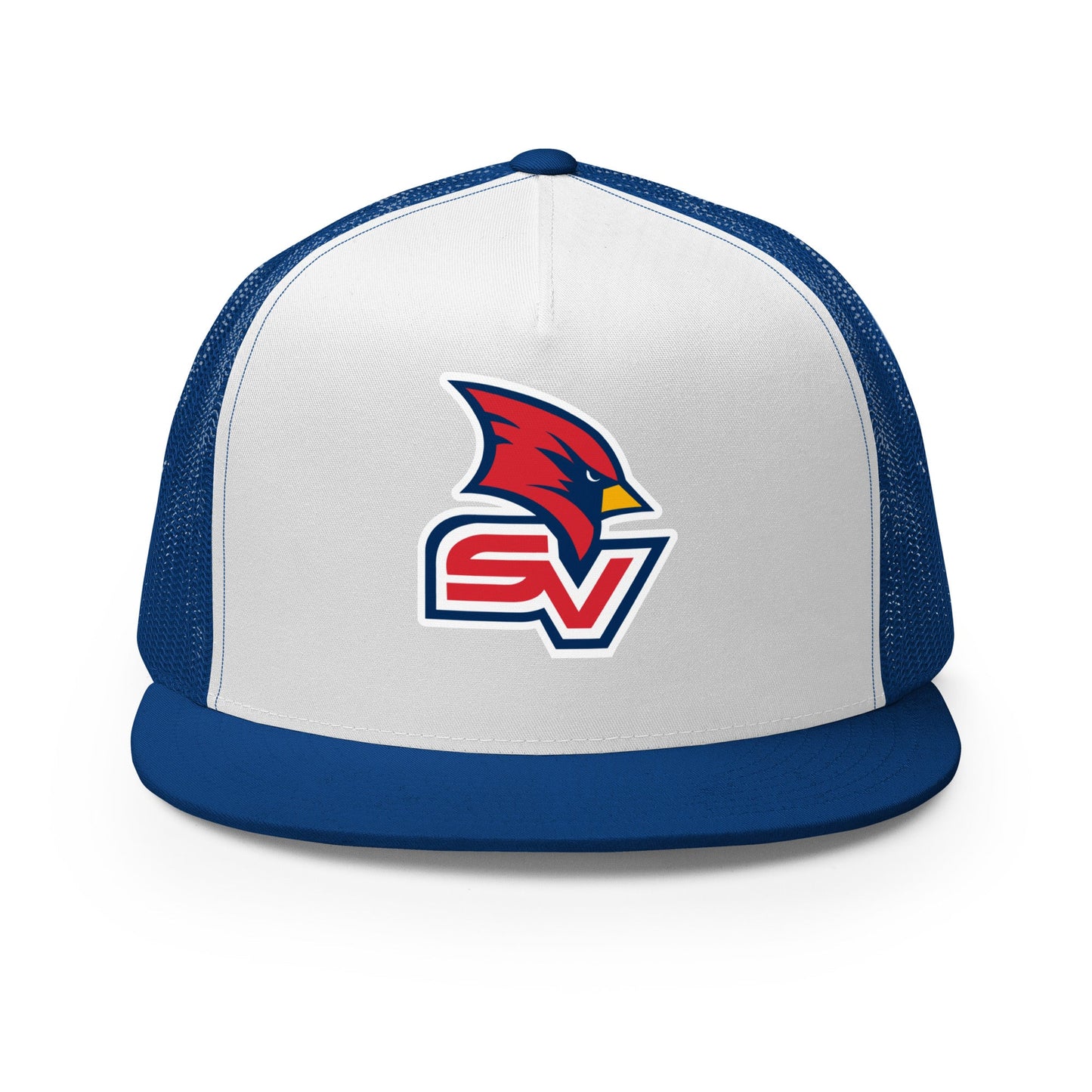 Performance | 5 Panel Trucker Cap | SVSU Feature twirlers | Icon Logo