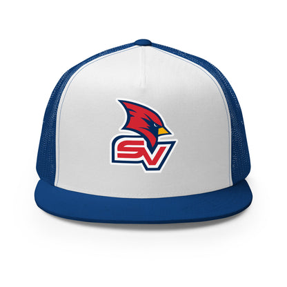 Performance | 5 Panel Trucker Cap | SVSU Feature twirlers | Icon Logo