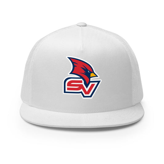 Performance | 5 Panel Trucker Cap | SVSU Feature twirlers | Icon Logo