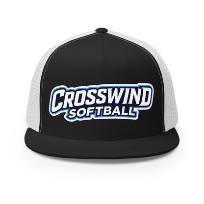Performance | 5 Panel Trucker Cap | SW Kansas Crosswind | Shield Logo
