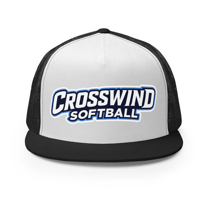 Performance | 5 Panel Trucker Cap | SW Kansas Crosswind | Shield Logo