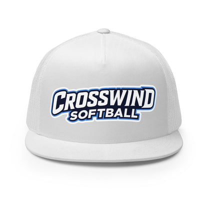 Performance | 5 Panel Trucker Cap | SW Kansas Crosswind | Shield Logo