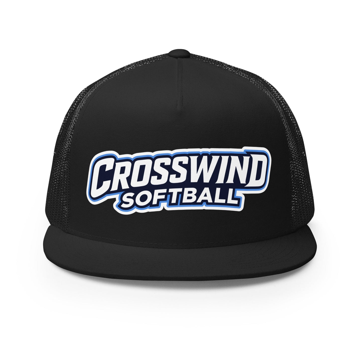 Performance | 5 Panel Trucker Cap | SW Kansas Crosswind | Shield Logo