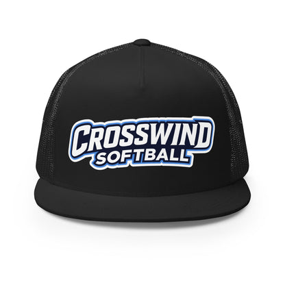 Performance | 5 Panel Trucker Cap | SW Kansas Crosswind | Shield Logo