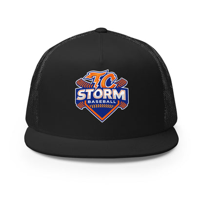 Performance | 5 Panel Trucker Cap | TC Storm baseball | TC Badge Logo