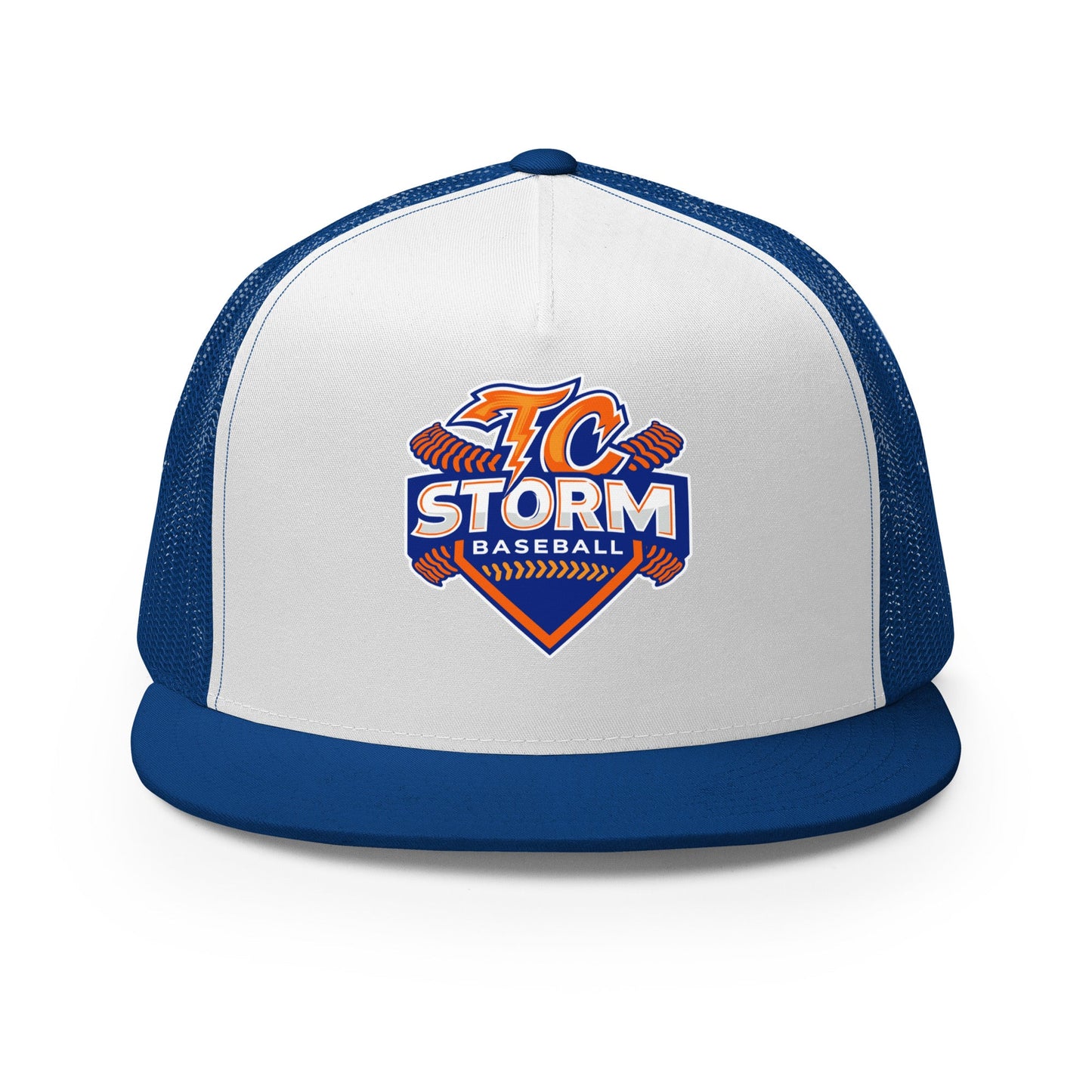Performance | 5 Panel Trucker Cap | TC Storm baseball | TC Badge Logo