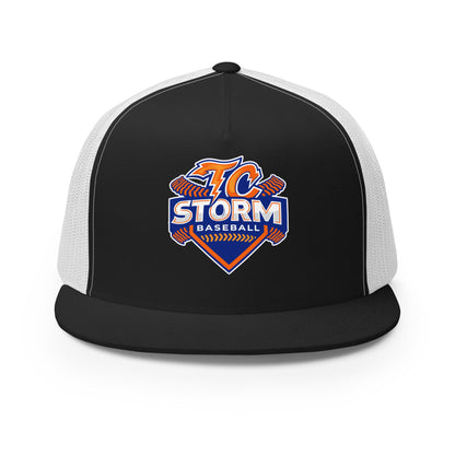 Performance | 5 Panel Trucker Cap | TC Storm baseball | TC Badge Logo