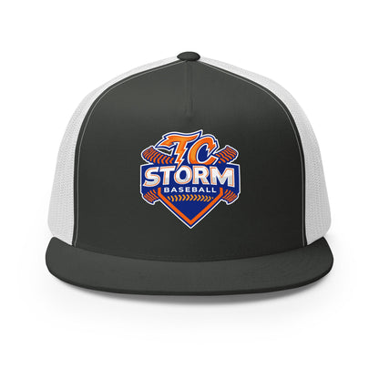 Performance | 5 Panel Trucker Cap | TC Storm baseball | TC Badge Logo