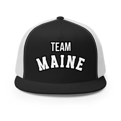 Performance | 5 Panel Trucker Cap | Team Maine | Arch Mark Logo