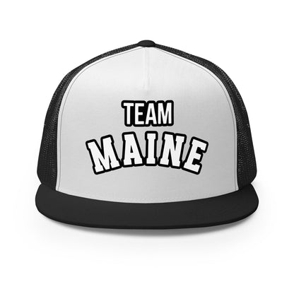 Performance | 5 Panel Trucker Cap | Team Maine | Arch Mark Logo