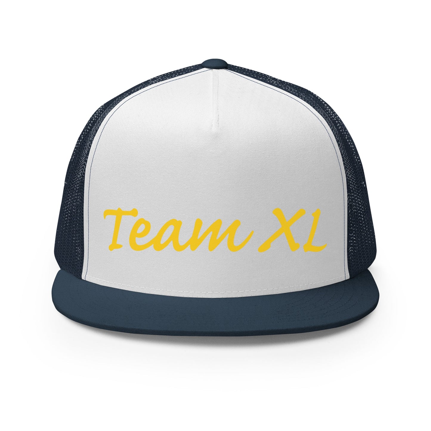 Performance | 5 Panel Trucker Cap | Team XL | Modern Script Logo