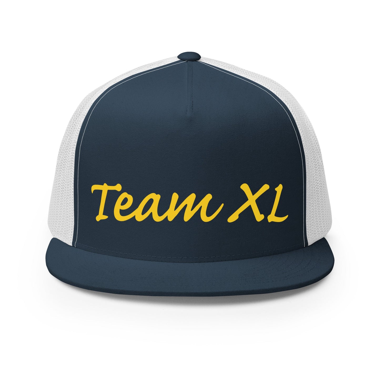 Performance | 5 Panel Trucker Cap | Team XL | Modern Script Logo