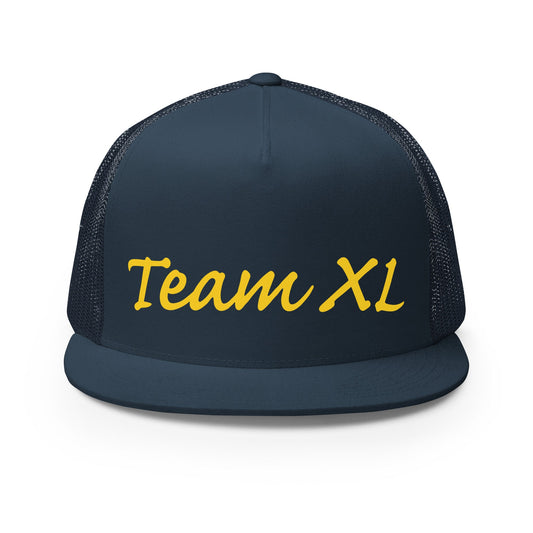 Performance | 5 Panel Trucker Cap | Team XL | Modern Script Logo
