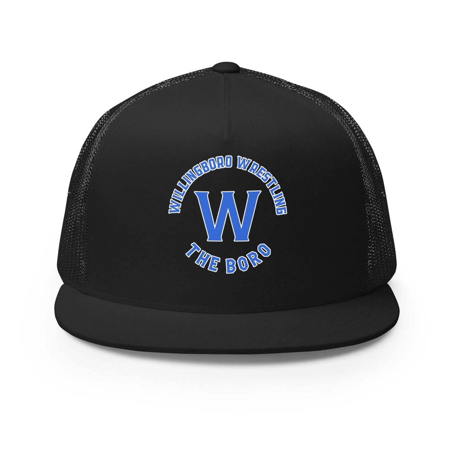 Performance | 5 Panel Trucker Cap | The Boro Brand | Script Logo