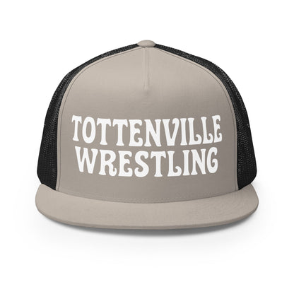 Performance | 5 Panel Trucker Cap | Tottenville wrestling club | Crest (Variant) Logo