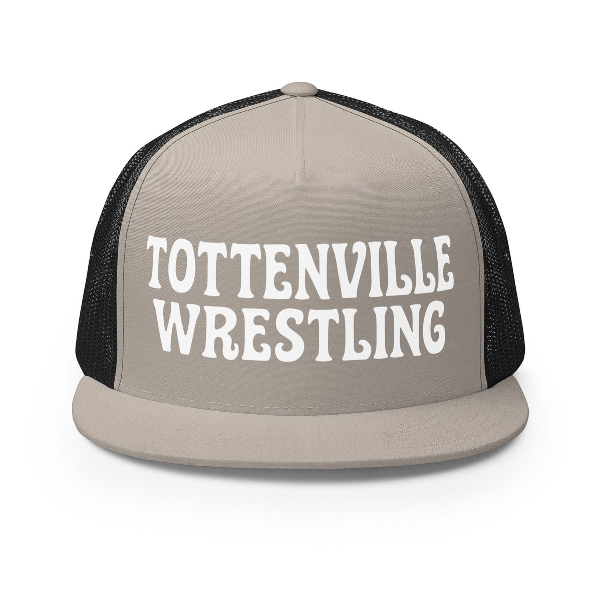 Performance | 5 Panel Trucker Cap | Tottenville wrestling club | Crest (Variant) Logo