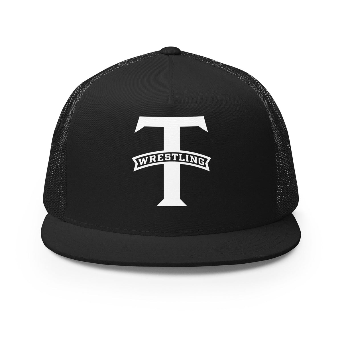 Performance | 5 Panel Trucker Cap | Tottenville wrestling club | Emblem Logo