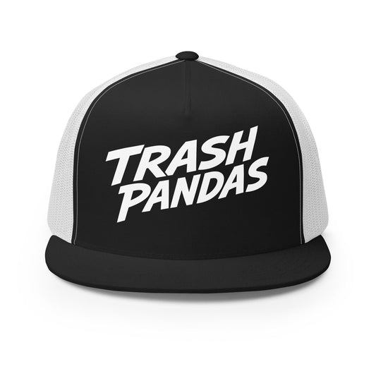 Performance | 5 Panel Trucker Cap | Trash Pandas Baseball Organization | Mascot Logo