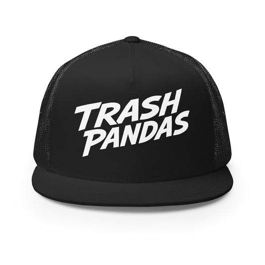 Performance | 5 Panel Trucker Cap | Trash Pandas Baseball Organization | Mascot Logo