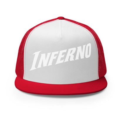 Performance | 5 Panel Trucker Cap | Treasure Coast Inferno | Modern Script Logo
