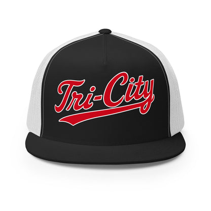 Performance | 5 Panel Trucker Cap | Tri - City Baseball | Mark Logo