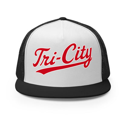 Performance | 5 Panel Trucker Cap | Tri - City Baseball | Mark Logo