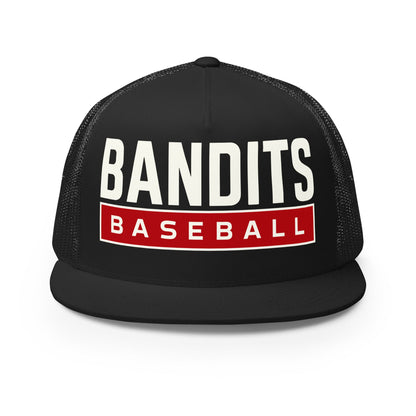 Performance | 5 Panel Trucker Cap | Tri - City Baseball | Varsity Script Logo