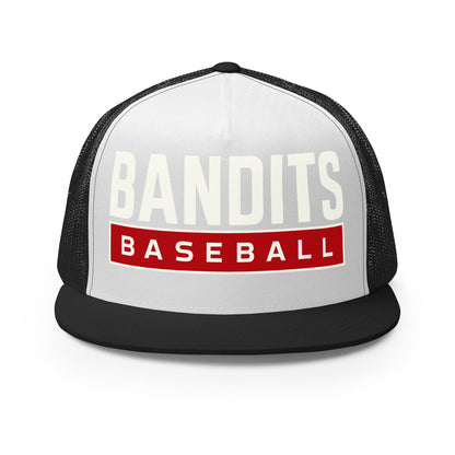 Performance | 5 Panel Trucker Cap | Tri - City Baseball | Varsity Script Logo