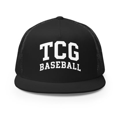 Performance | 5 Panel Trucker Cap | Tri-County Ghosts | TCG Crest Logo