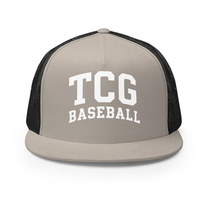 Performance | 5 Panel Trucker Cap | Tri-County Ghosts | TCG Crest Logo