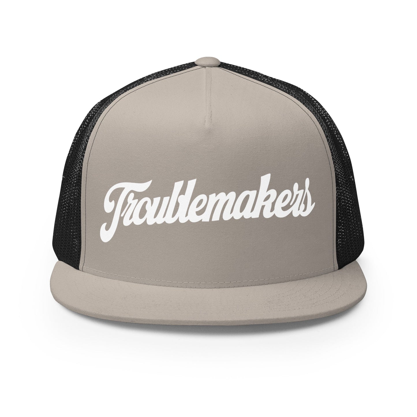 Performance | 5 Panel Trucker Cap | Triad Troublemakers | Crest Logo