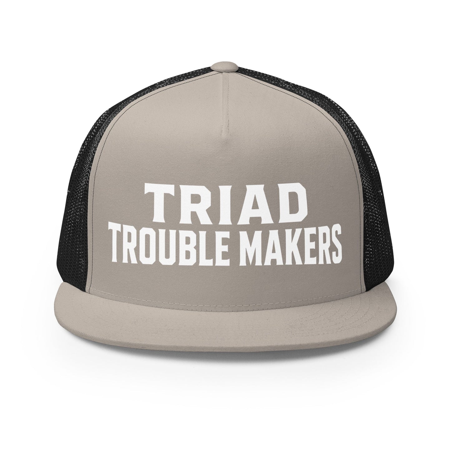Performance | 5 Panel Trucker Cap | Triad Troublemakers | Script Logo