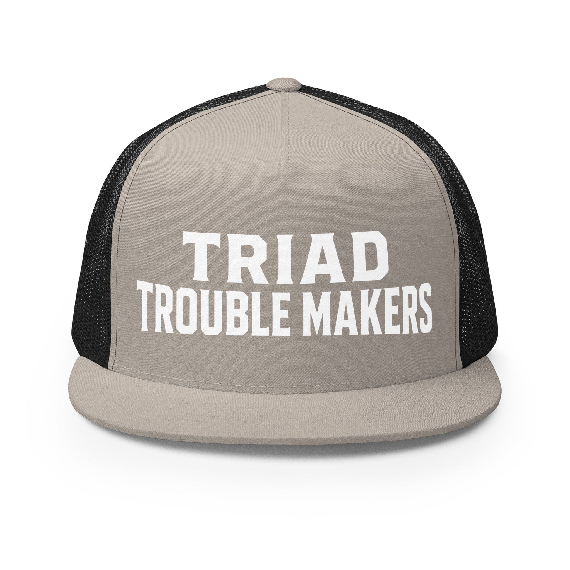 Performance | 5 Panel Trucker Cap | Triad Troublemakers | Script Logo