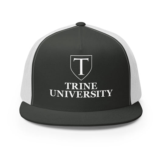 Performance | 5 Panel Trucker Cap | Trine PA program | Emblem Logo