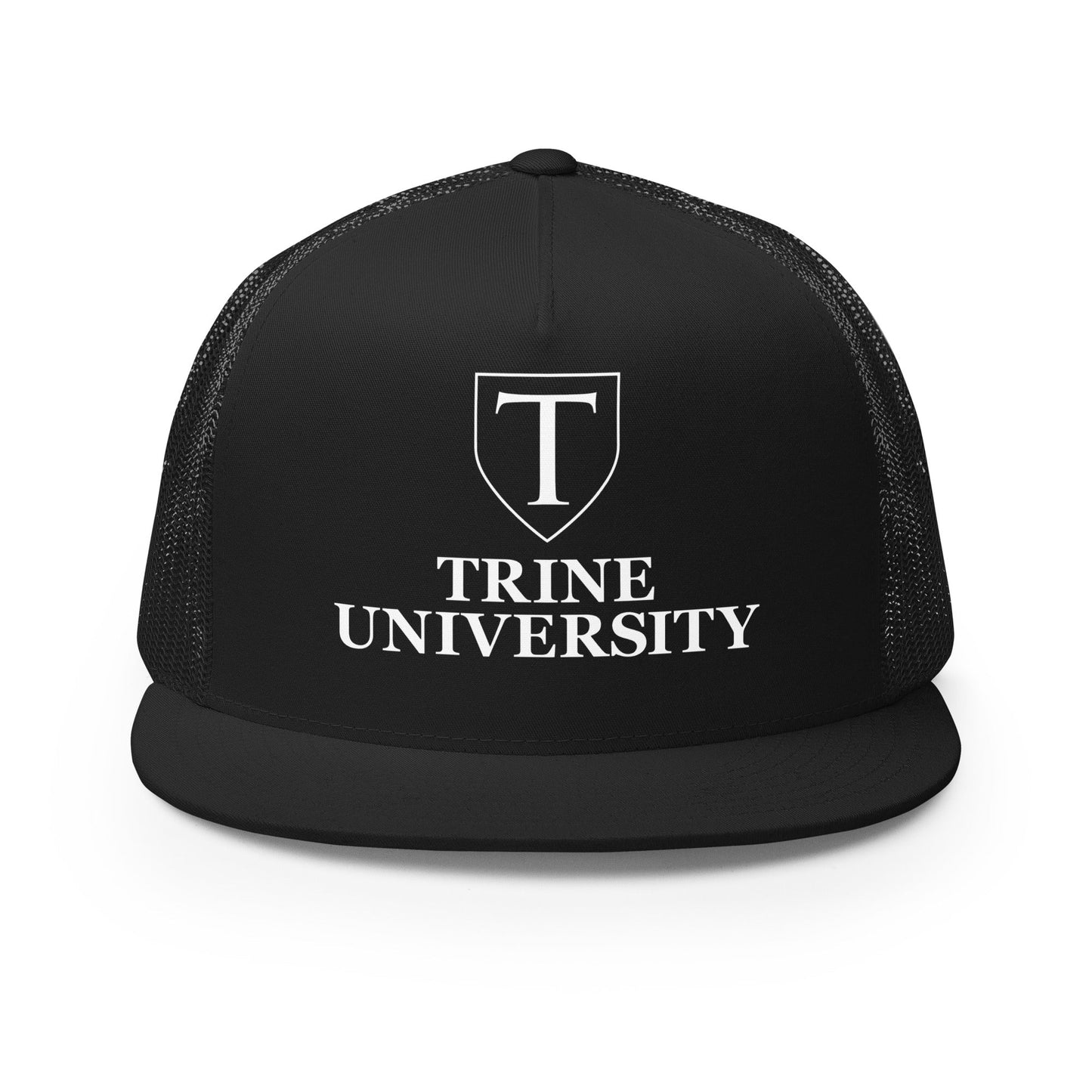 Performance | 5 Panel Trucker Cap | Trine PA program | Emblem Logo