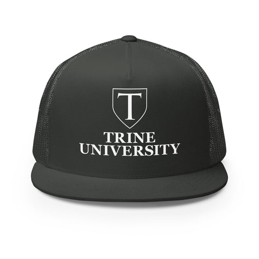 Performance | 5 Panel Trucker Cap | Trine PA program | Emblem Logo