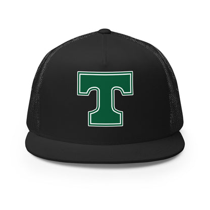 Performance | 5 Panel Trucker Cap | Trinity Highschool | T Logo