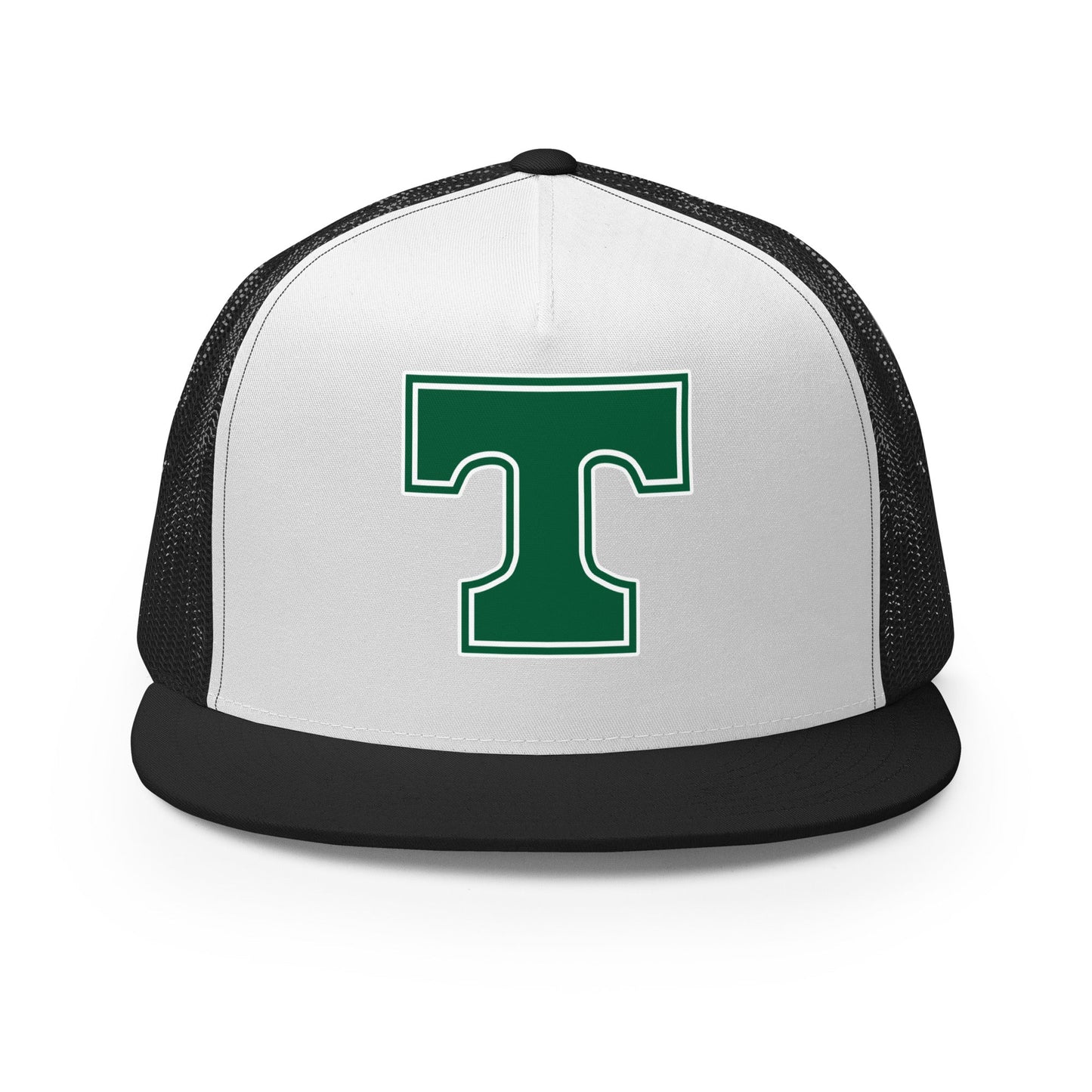 Performance | 5 Panel Trucker Cap | Trinity Highschool | T Logo