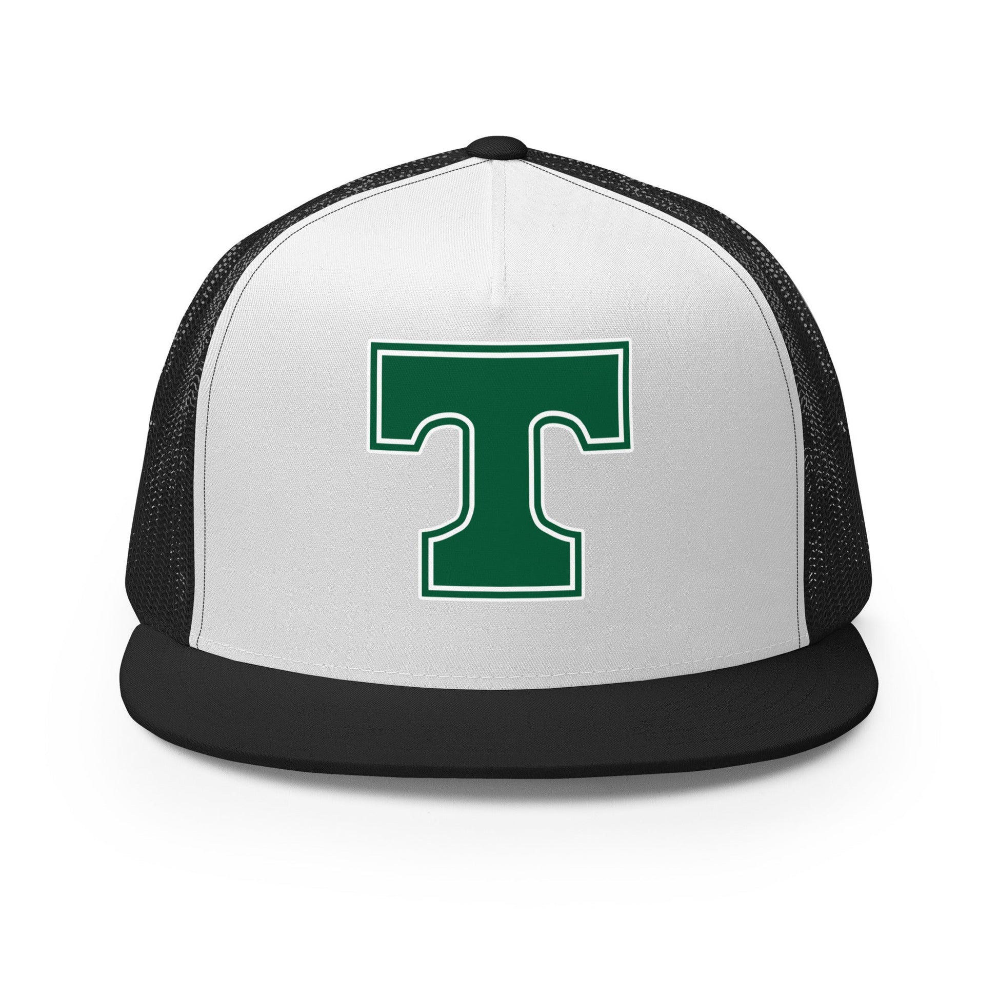 Performance | 5 Panel Trucker Cap | Trinity Highschool | T Logo