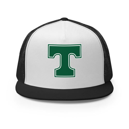 Performance | 5 Panel Trucker Cap | Trinity Highschool | T Logo