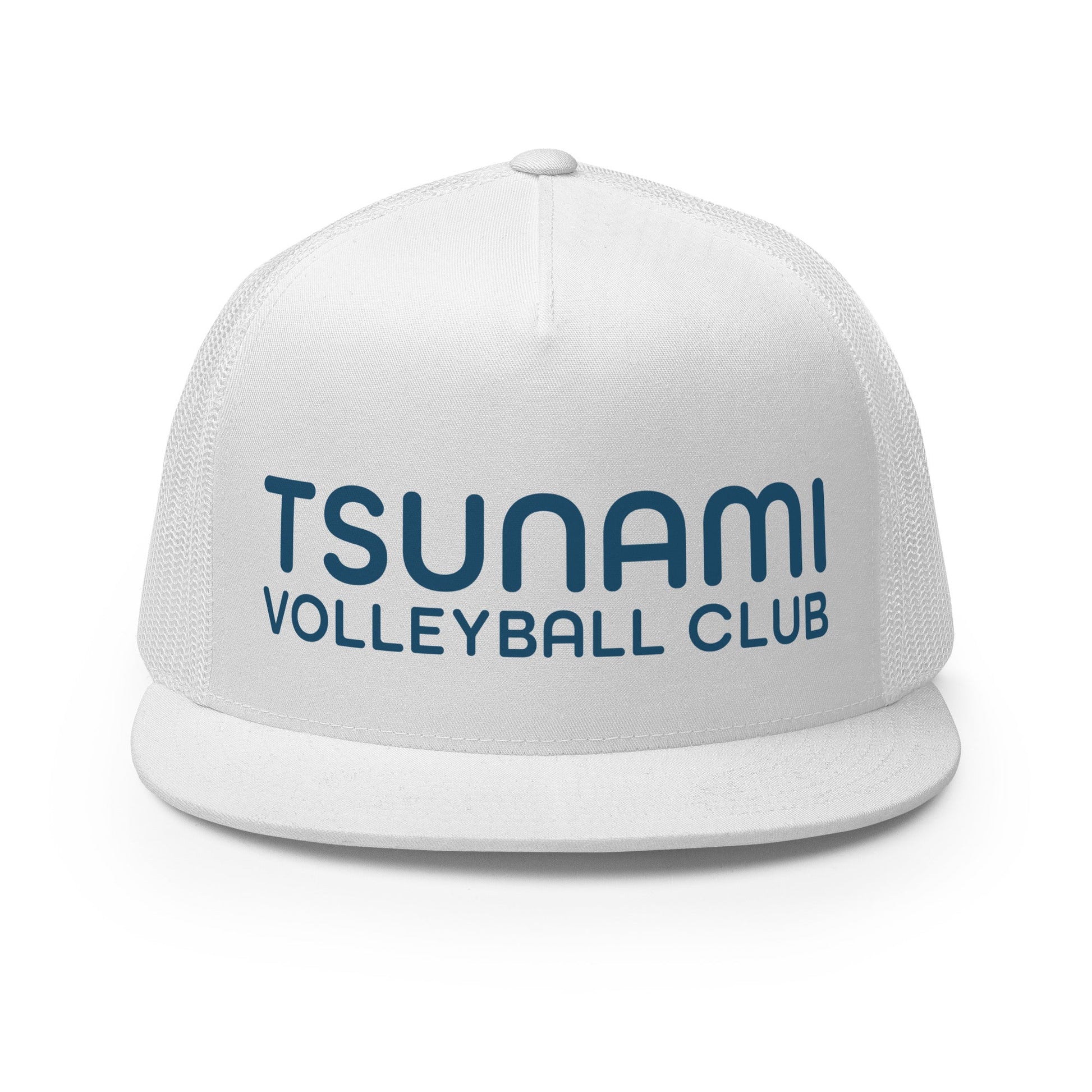 Performance | 5 Panel Trucker Cap | Tsunami Volleyball Club | Emblem Logo