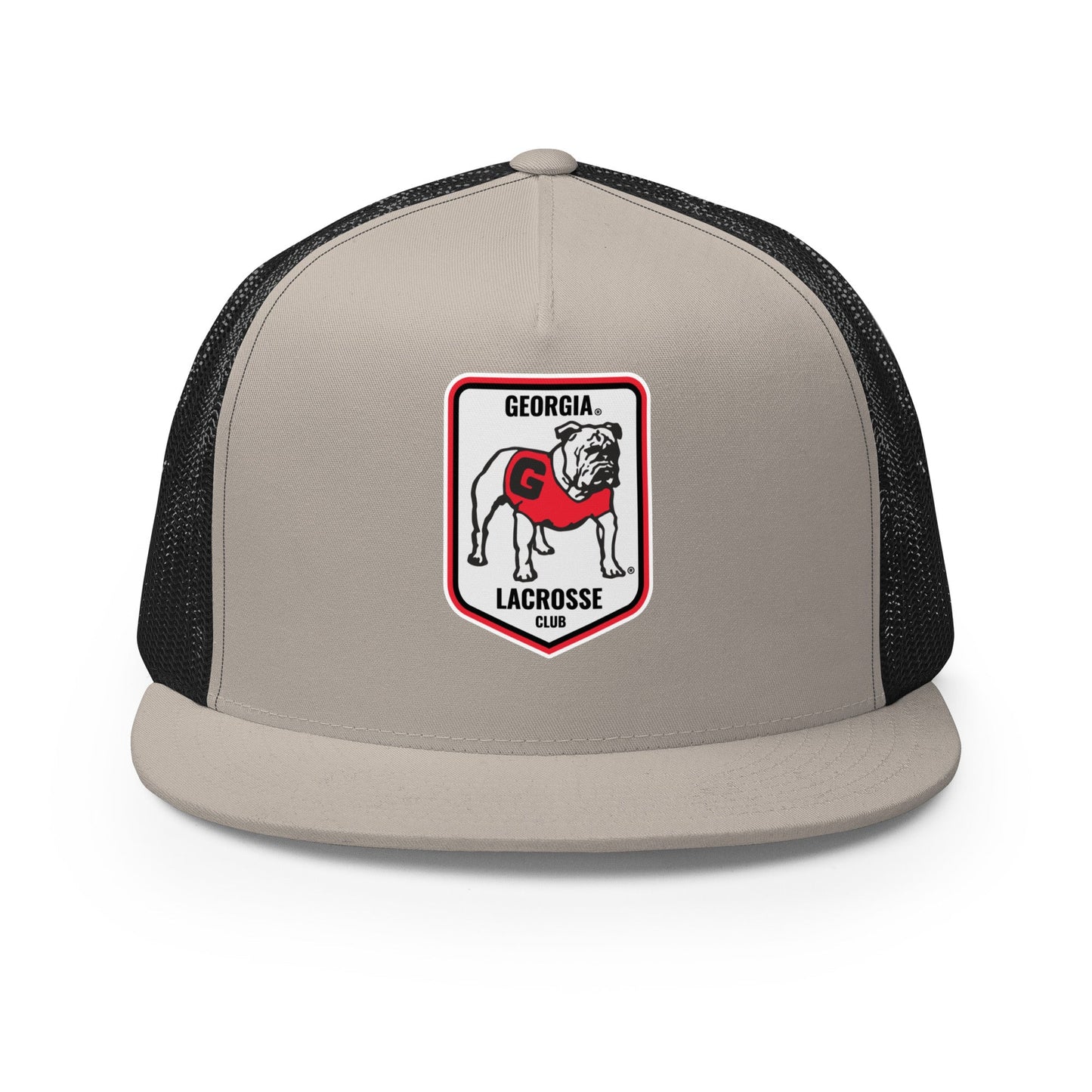 Performance | 5 Panel Trucker Cap | UGA Club Lacrosse | Shield Logo