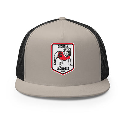 Performance | 5 Panel Trucker Cap | UGA Club Lacrosse | Shield Logo