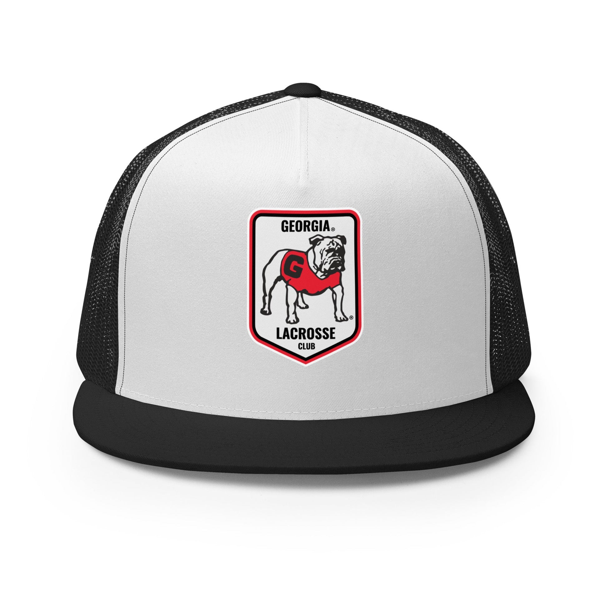 Performance | 5 Panel Trucker Cap | UGA Club Lacrosse | Shield Logo