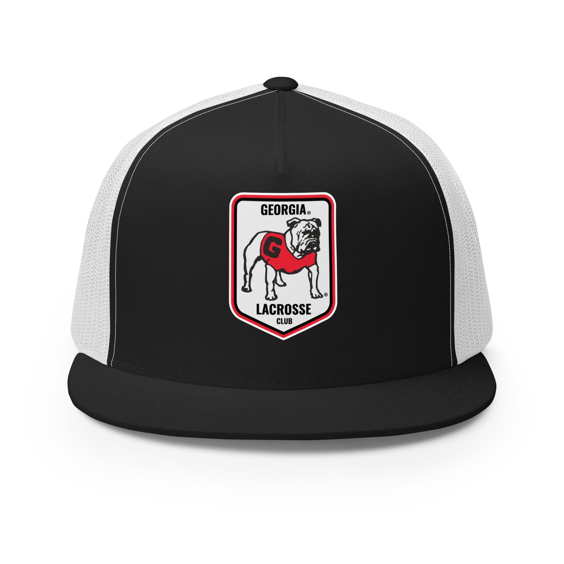 Performance | 5 Panel Trucker Cap | UGA Club Lacrosse | Shield Logo