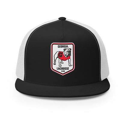 Performance | 5 Panel Trucker Cap | UGA Club Lacrosse | Shield Logo