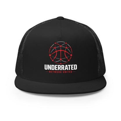 Performance | 5 Panel Trucker Cap | Underrated Network United – Team Store | Alt Logo